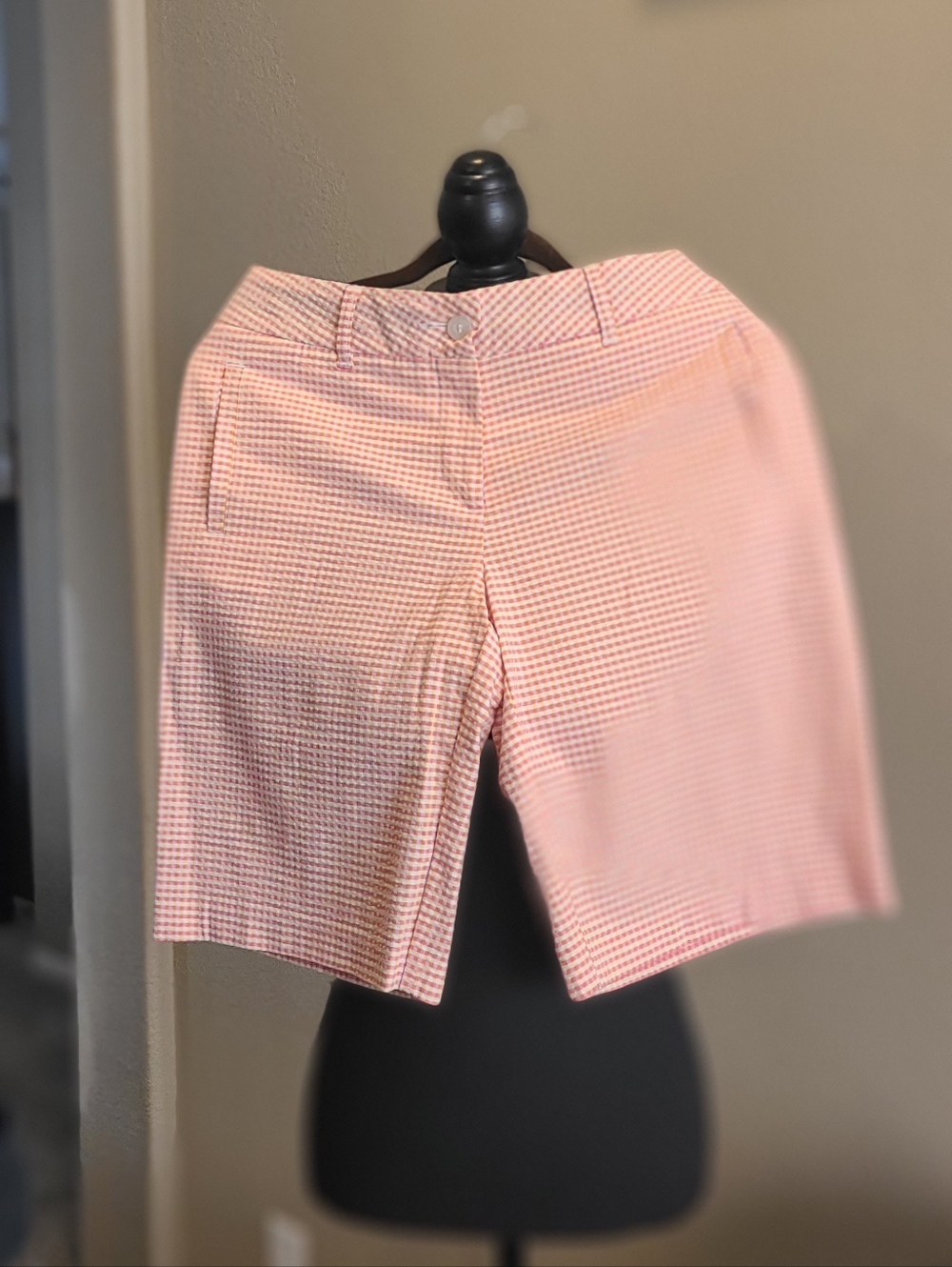 Tommy Hilfiger Pink & Yellow Gingham Button-Up